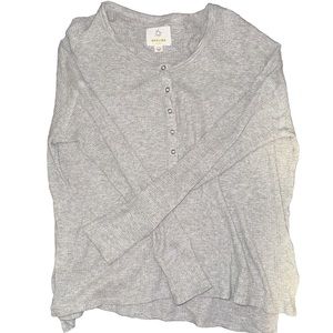 Offline By Aerie Adorable Gray Longsleeve